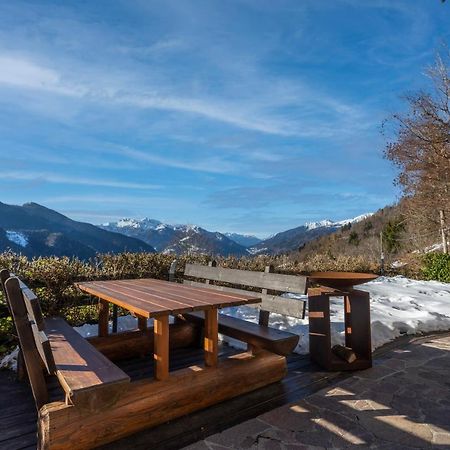 Panoramic House Carnia - Mountain View Apt With Parking And Terraces Villa Ligosullo Exterior photo