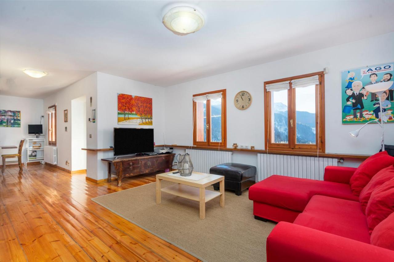 Panoramic House Carnia - Mountain View Apt With Parking And Terraces Villa Ligosullo Exterior photo